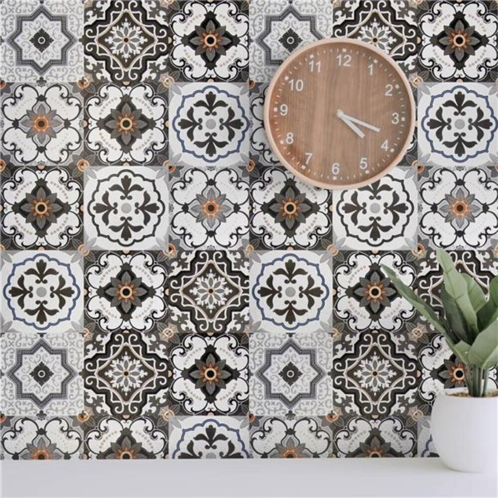 Bohemian Peel&Stick Wallpaper Backsplash Wallpaper 17.7"x393.7"Kitchen Wallpaper